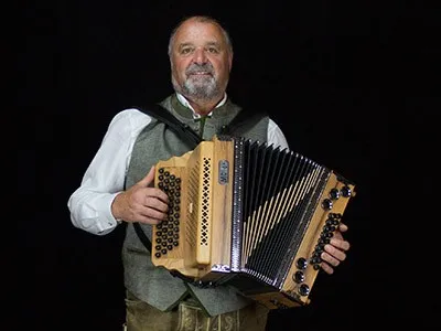 Leopold Edermayr mit Steirische Harmonika