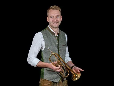 Thomas Wagner mit Trompete